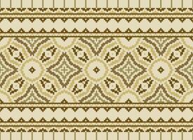 annate attraversare punto tradizionale etnico modello paisley fiore ikat sfondo astratto azteco africano indonesiano indiano senza soluzione di continuità modello per tessuto Stampa stoffa vestito tappeto le tende e sarong vettore