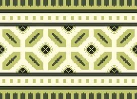 pixel annate attraversare punto tradizionale etnico modello paisley fiore ikat sfondo astratto azteco africano indonesiano indiano senza soluzione di continuità modello per tessuto Stampa stoffa vestito tappeto le tende e sarong vettore