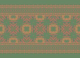 pixel annate attraversare punto tradizionale etnico modello paisley fiore ikat sfondo astratto azteco africano indonesiano indiano senza soluzione di continuità modello per tessuto Stampa stoffa vestito tappeto le tende e sarong vettore