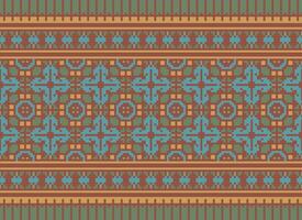 annate attraversare punto tradizionale etnico modello paisley fiore ikat sfondo astratto azteco africano indonesiano indiano senza soluzione di continuità modello per tessuto Stampa stoffa vestito tappeto le tende e sarong vettore