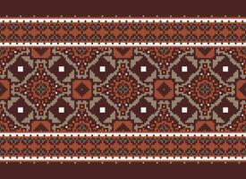 annate attraversare punto tradizionale etnico modello paisley fiore ikat sfondo astratto azteco africano indonesiano indiano senza soluzione di continuità modello per tessuto Stampa stoffa vestito tappeto le tende e sarong vettore