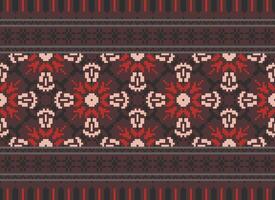 natura annate attraversare punto tradizionale etnico modello paisley fiore ikat sfondo astratto azteco africano indonesiano indiano senza soluzione di continuità modello per tessuto Stampa stoffa vestito tappeto le tende e sarong vettore