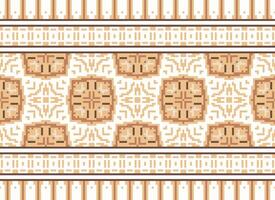 pixel attraversare punto tradizionale etnico modello paisley fiore ikat sfondo astratto azteco africano indonesiano indiano senza soluzione di continuità modello per tessuto Stampa stoffa vestito tappeto le tende e sarong vettore