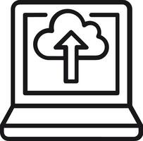 nube icona simbolo vettore Immagine