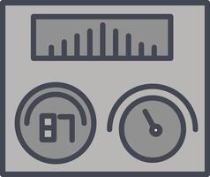 termoregolatore vettore icona