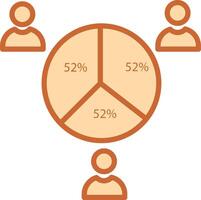 candidato statistiche vettore icona