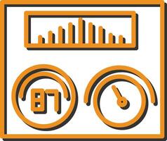 termoregolatore vettore icona