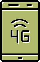 4g vettore icona