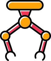 industriale robot ii vettore icona