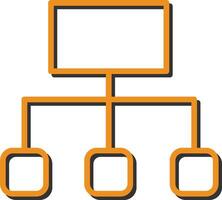 icona del vettore del diagramma di flusso