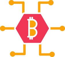 icona vettoriale bitcoin