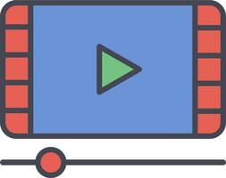 video e animazione vettore icona