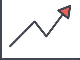 icona del grafico vettoriale