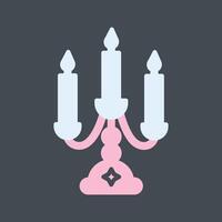 candeliere vettore icona