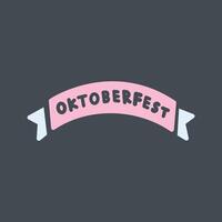 oktoberfest bandiera vettore icona