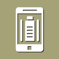 mobile batteria vettore icona