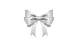 bianca arco realistico brillante raso con ombra per decorare il tuo nozze invito carta ,saluto carta o regalo scatole vettore eps10 isolato su bianca sfondo.