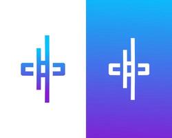 creativo lettera c, h, p combinazione vettore azienda logo design