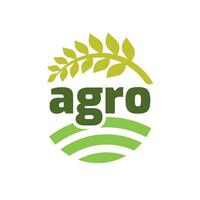 agricoltura logo. azienda agricola concetto logo design vettore su bianca sfondo