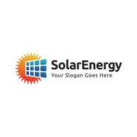 solare energia logo design con moderno concetto. semplice e moderno sole vettore illustrazione