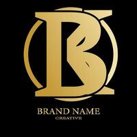 kb lettera il branding logo design con un' foglia.. vettore