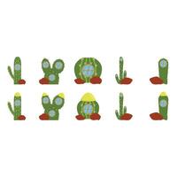 illustrazione di cactus imballare vettore