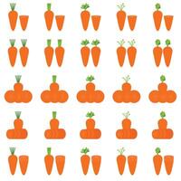 illustrazione di carota imballare vettore