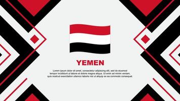 yemen bandiera astratto sfondo design modello. yemen indipendenza giorno bandiera sfondo vettore illustrazione. yemen illustrazione