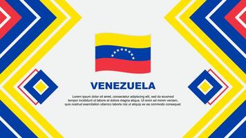 Venezuela bandiera astratto sfondo design modello. Venezuela indipendenza giorno bandiera sfondo vettore illustrazione. Venezuela design