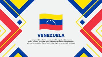 Venezuela bandiera astratto sfondo design modello. Venezuela indipendenza giorno bandiera sfondo vettore illustrazione. Venezuela illustrazione