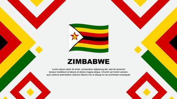 Zimbabwe bandiera astratto sfondo design modello. Zimbabwe indipendenza giorno bandiera sfondo vettore illustrazione. Zimbabwe modello