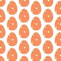 Pasqua uova semplice senza soluzione di continuità modello. Pasqua uova, Pasqua simbolo, decorativo vettore elementi.