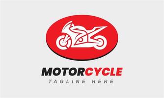 ai generato motocicletta motociclo icona vettore logo design minimalista modello