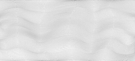 astratto sfondo di curvatura ondulato Linee. deforme orizzontale grigio strisce. vettore struttura di semplice Linee per design