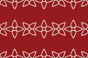 tradizionale etnico ikat motivo tessuto modello geometrico stile.africano ikat ricamo etnico orientale modello rosso sfondo sfondo. astratto, vettore, illustrazione. trama, cornice, decorazione. vettore