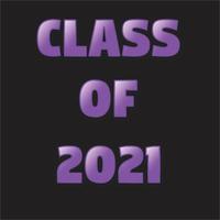 classe del 2021 tipografia t shirt design print vettore