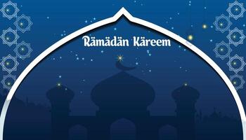 vettore realistico Ramadan kareem sfondo design