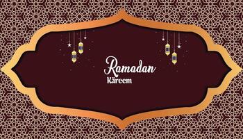 Ramadan kareem sfondo vettore design