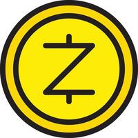 zcash vettore icona