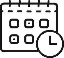 calendario icona simbolo vettore Immagine