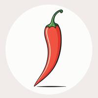 rosso caldo peperoncino Pepe clip arte illustrazione vettore design