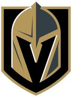 logo di il vegas d'oro cavalieri nazionale hockey lega squadra vettore