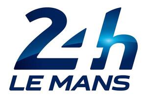 il logo di il Le mans 24 ore da corsa concorrenza. resistenza auto gara vettore