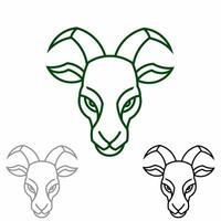 agnello logo design vettore