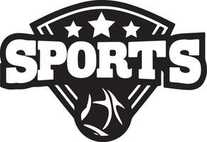 sport logo vettore nero colore 2