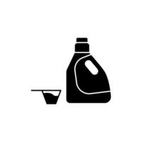 detergente concetto linea icona. semplice elemento illustrazione. detergente concetto schema simbolo design. vettore