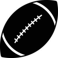 Rugby glifo e linea vettore illustrazione
