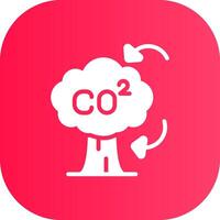 co2 creativo icona design vettore