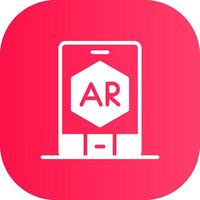 ar App creativo icona design vettore