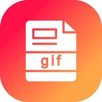 gif creativo icona design vettore